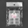 Organizer for needlework, with a suspension, 8 departments, 8 × 6 × 2 cm, the color is transparent
