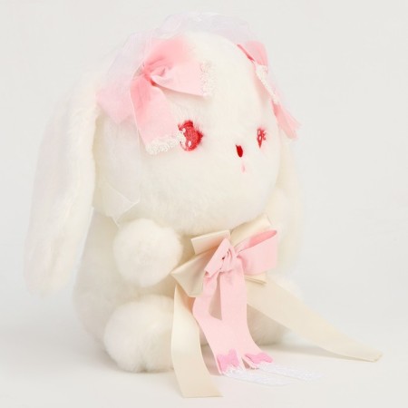Soft toy "Bunny" with bows, 23 cm-1