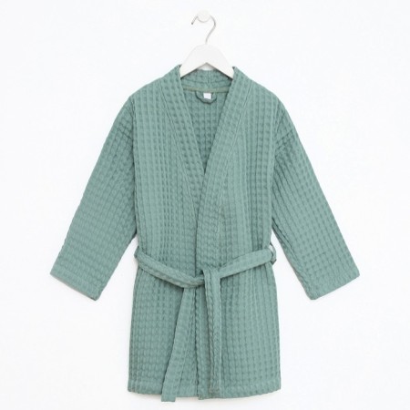 Waffel Baby Broke I "BOHO" size 34 (122-128 cm) Mint color, 100% cotton 290 g/m2-2