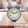 An alarm clock "Pennant", with backlight, D-9 cm, 17 x 11.5 cm, gray