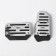 Cartage pedals, anti -slip, chrome, set 2 pcs