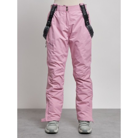 Semi -combinezone ski insulated female winter, size 48, pink color-7