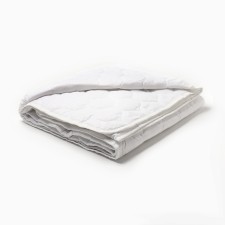 Bamboo blanket 140x205 cm, white, microfiber, 150 g/m, PE 100%