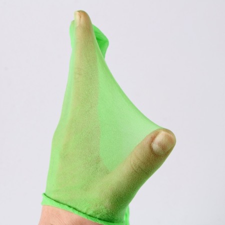 Kapron for dolls and flowers, set 4 pcs., Size 1 pc. - 45 × 6 cm, green color-6