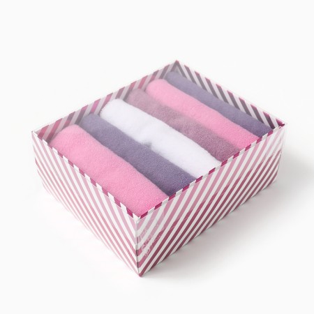 Set of terry towels Ethel Lilac 30x30 cm - 6 pcs, 100% cotton-8