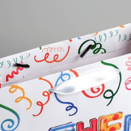 Package Gift Laminated Vertical, packaging, “Bright holiday”, Ml 23 x 27 x 8 cm-2