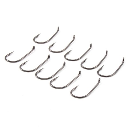 The hook Koi Long Carp Hook, size 2 int, color BN, 10 pcs.-1