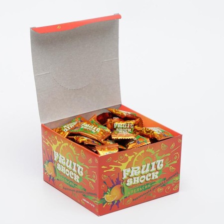 Chewing gum Fruit Shock with an orange filling, 4 g-1