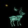 New Year's suspension "Deer" 7 × 16 cm