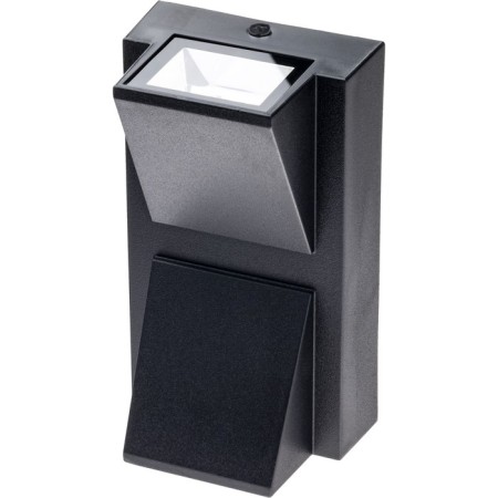 Lamp wall cover Duwi Nuovo 180x65x140mm plastic 4200K IP 54 Black 2 rays 990522-2
