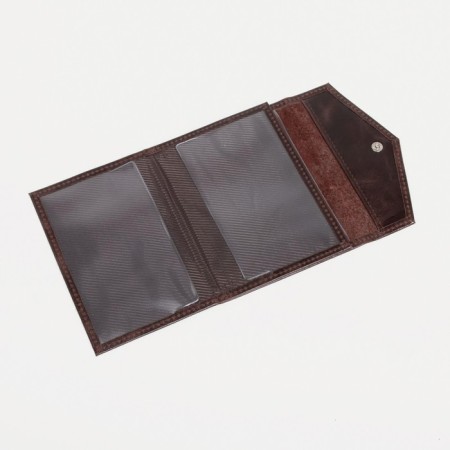 Textura cover cover and passports, brown color-2
