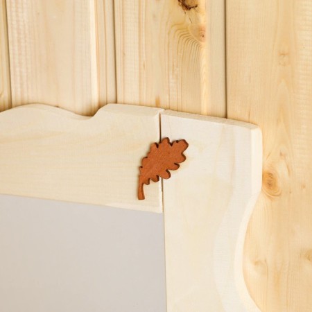 Mirror with a shelf, 55x43 cm-5