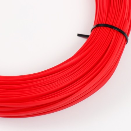 Artificial rattan 6 mm 100 m wave (red)-1