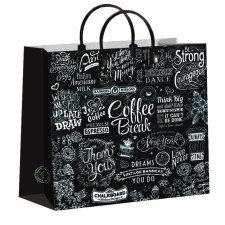 Coffee break package, soft plastic, 30 x 30 cm, 150 μm
