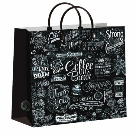 Coffee break package, soft plastic, 30 x 30 cm, 150 μm