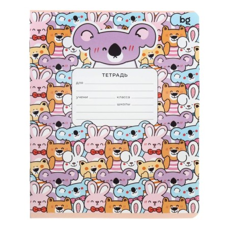 Notebook of 12 sheets in the Grimace cage, cover coated cardboard, VD-LK, MIX-6