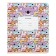Notebook of 12 sheets in the Grimace cage, cover coated cardboard, VD-LK, MIX