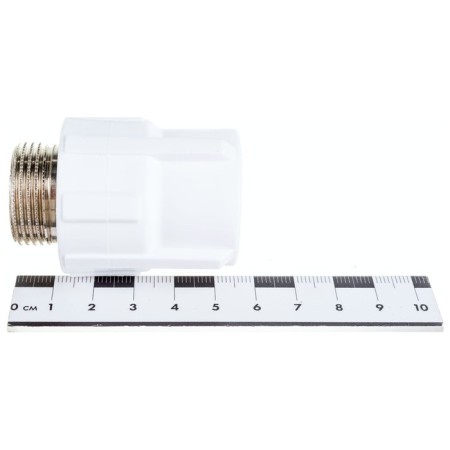 Combined "Politek" coupling, polypropylene, 25 mm x 3/4 ", external thread-4