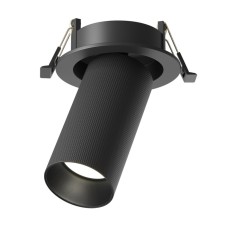 The built-in lamp Technical C081CL-01-GU10-B, 1x10W, 5.4x5.4x14.1 cm, GU10, black color black