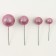 Set for decoration "beads", set 20 pcs, pink color