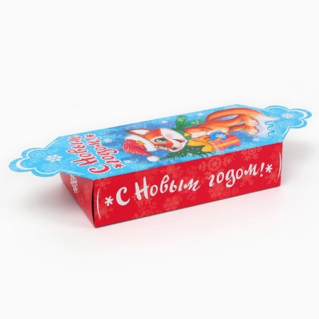 Gift box New Year's fox 22 (35.8) x 11.2 x 5.5 cm-1