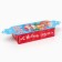Gift box New Year's fox 22 (35.8) x 11.2 x 5.5 cm