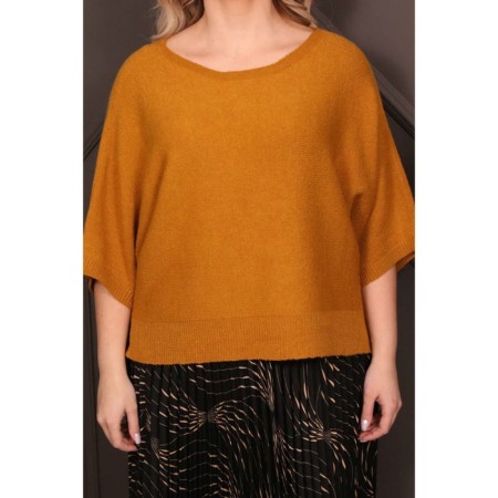 Female jumper, size 56, mustard color-10