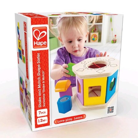 Wooden sorter "shake and pick up in shape"-3