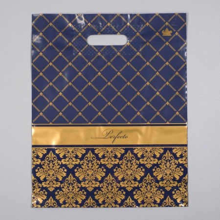 Perfecto monogram package, polyethylene with a cut pen, 90 μm, 30 x 37 cm