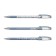 Ballic handle Erichkrause Frozen Beauty Stick, node 0.7 mm, blue ink blue