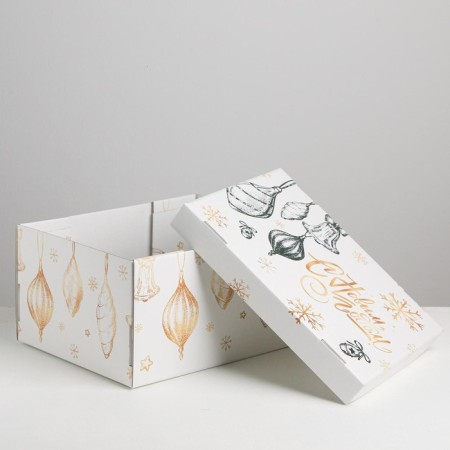 Folding box "New Year", 31.2 x 25.6 x 16.1 cm, New Year-5