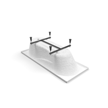 Cersanit bath frame universal 160-170 cm, complete with assembly package-2
