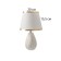 Table lamp "Tenderness" 1x40W E14 white/gold 20x20x34cm