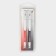 A set of markers for decorating desserts Konfinetta, 2 pcs, 16.5 cm, black, red