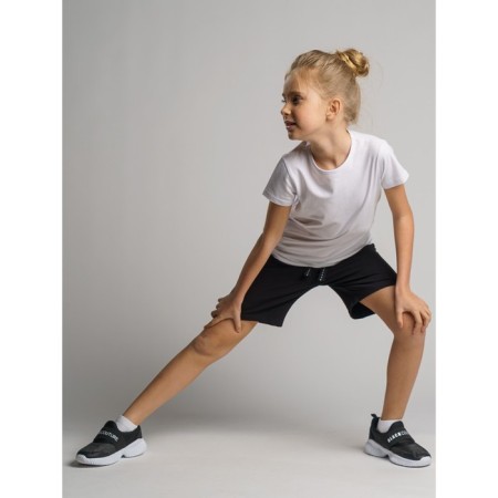 Шорты для девочки, рост 128 см, цвет чёрный-5