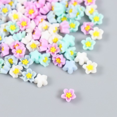 Decor for creativity Plastic "Five -Pacific" set 100 pcs mix 0.6x0.6 cm-1