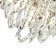 Causte "Irina" 8x60W E14+24W LED PDD gold 58x58x52cm SVK