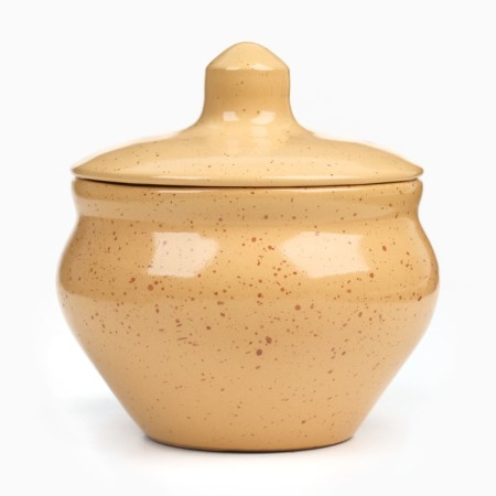 Ceramic pot for baking "Baby" 0.2l / 10x9.5cm, Karakum