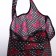 Household bag without fastening, black color