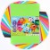 Cardboard tinted, A3, 36 sheets, 18 colors, moped, bilateral, in a package, 140 g/m², Smeshariki