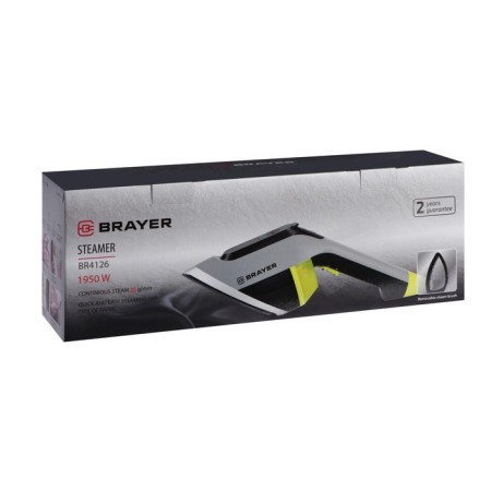 Brayer BR4126, manual, 1950 W, 180 ml, 25 g/min, cord 1.9 m, gray-yellow-21