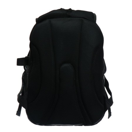 Youth backpack, 40 x 28 x 18 cm, ergonomic back, Stavia "machine", black-5