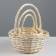 A set of baskets, 3 pcs, 24 × 12 × 12/29 cm, 19 × 10 × 10/25 cm, 15 × 9 × 9/20 cm, willow