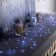 Girlynda "Mishura" 2 m dews with nozzles "Beads", IP20, silver thread, 100 LED, white glow, AAX3