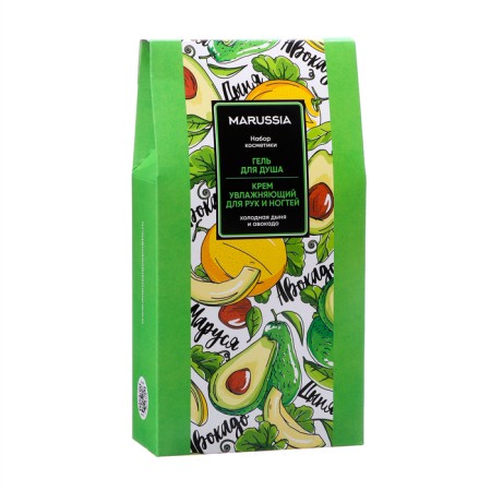 Set Marussia "Cold Melon and Avocado": shower gel 400 ml + hand cream 250 ml-3