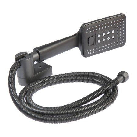 ACCOONA A71127AT bath mixer, single -leaf, pour 300 mm, shower set, black-4