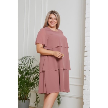 Female dress, size 52, powder color-3