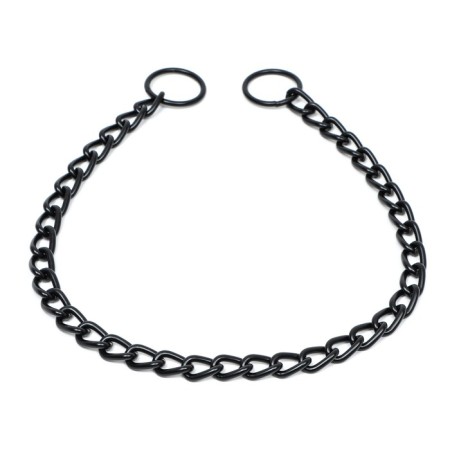 Collar - Metallic stranding single, 60 cm, wire thickness 3 mm, black-1