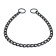 Collar - Metallic stranding single, 60 cm, wire thickness 3 mm, black