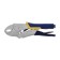 The clip of manual tundra, reinforced semicircular capture, with a latch, 2k handles, 175 mm